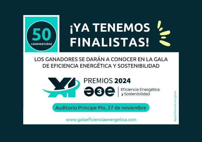 Los XI Premios de Eficiencia Energética y Sostenibilidad ya tienen finalistas